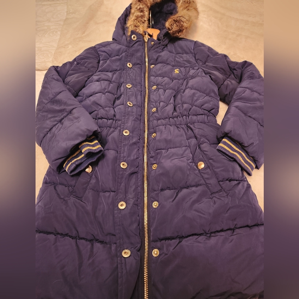 SOLD - Navy blue girl's winter coat